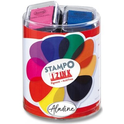 Aladine razítkové barevné polštářky základní barvy 03306 – Zboží Mobilmania