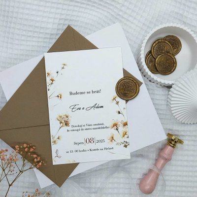 Svatební oznámení Boho Podzim – Zboží Dáma