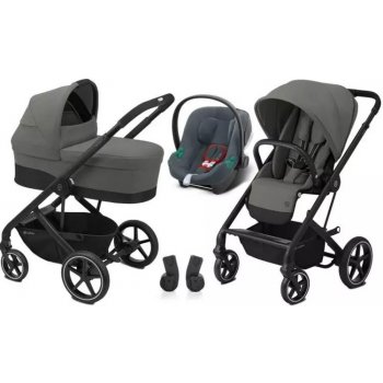 Cybex Balios S Lux Kombinovaný + Aton B2 i-Size Autosedačka 0-13 kg Sada 3v1 Soho Grey 2022