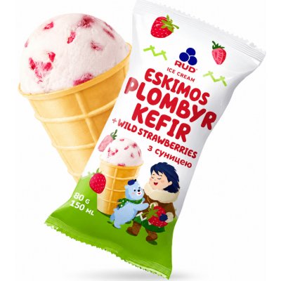 Rud KEFIR s lesní jahodou 80g – Hledejceny.cz