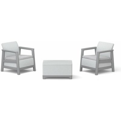 Keter SCANDI LINEA SET Ash grey/Storm grey – Zboží Dáma