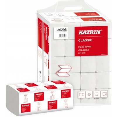 Katrin Classic Handy Pack ZZ dvouvrstvé, bílé, 4000 ks – Hledejceny.cz