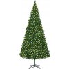 Vánoční stromek vidaXL Umělý vánoční stromek s LED osvětlením 500 cm zelený