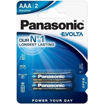 Panasonic Evolta AAA 2ks LR03EGE/2BP – Zboží Mobilmania