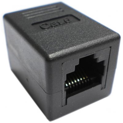 DATACOM Spojka UTP CAT6 2xRJ45 (8p8c) přímá, černá – Sleviste.cz