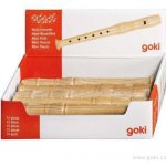 GOKI Dětská dřevěná flétna 20 cm – Zboží Dáma