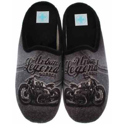 Medi Line pánské domácí pantofle 5180 023 negro – Zboží Mobilmania