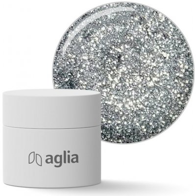 Aglia barevný UV gel SILVER GLITTER 5 ml – Zboží Dáma