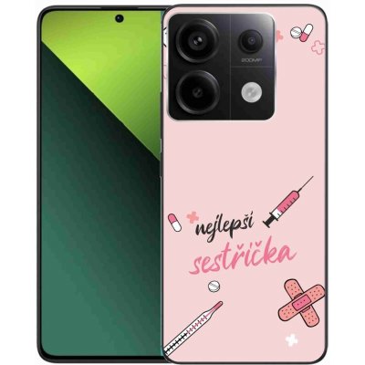 mmCase na Xiaomi Redmi Note 13 Pro 5G/Poco X6 5G - nejlepší sestřička růžové pozadí – Zboží Živě