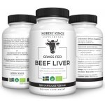 Nordic Kings Hovězí játra v BIO Grass-fed kvalitě 180 kapslí – Zboží Dáma