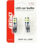 W5W CANBUS LED žárovky 10SMD 3030 T10 12V 24V AMIO-02447 – Hledejceny.cz