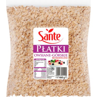 Sante Oat Flakes 400 g – Zbozi.Blesk.cz