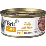 Brit Care Cat CANS Turkey Paté with Ham 70 g – Hledejceny.cz