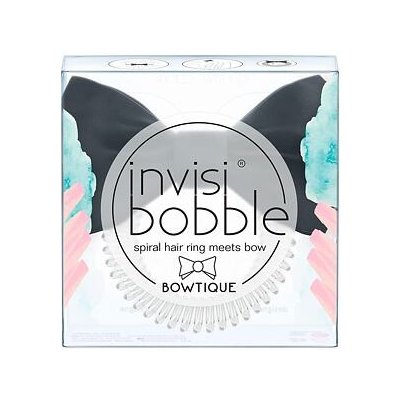 Invisibobble Bowtique Spiral Hair Ring Meets Bow (True Black) 1 ks – Hledejceny.cz