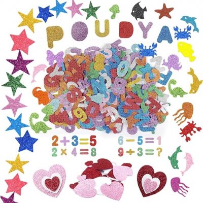 Pěnová samolepící písmena 241ks – Sleviste.cz