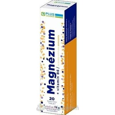 Plus Lekáreň Hořčík + vitamín B6 pomeranč 20 šumivých tablet – Hledejceny.cz