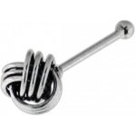 Šperky4U stříbrný piercing do nosu keltský uzel N0152 – Hledejceny.cz