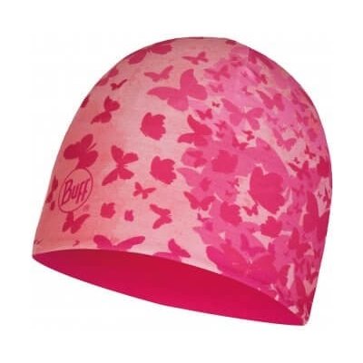 Buff micro & polar hat child butterfly pink