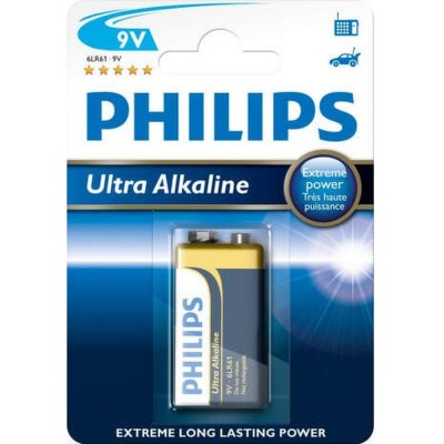 Philips Ultra Alkaline 9V 1ks 6LR61E1B/10