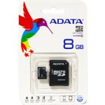 ADATA microSDHC 8 GB Class 4 AUSDH8GCL4-RA1 – Sleviste.cz