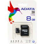 ADATA microSDHC 8 GB Class 4 AUSDH8GCL4-RA1 – Zbozi.Blesk.cz