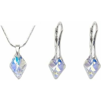 Swarovski Elements Rhombus krystal 39126.2 Crystal AB – Zboží Dáma