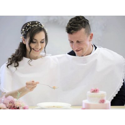 Svatba-eshop Svatební bryndák bavlněný lemovaný madeirou – Zboží Dáma