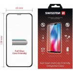 SWISSTEN FULL GLUE COLOR FRAME CASE FRIENDLY sklo pro Apple iPhone X XS černá 54501703 – Zboží Živě