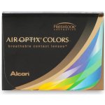 Alcon Air Optix Colors Turquoise dioptrické 2 čočky – Zboží Dáma