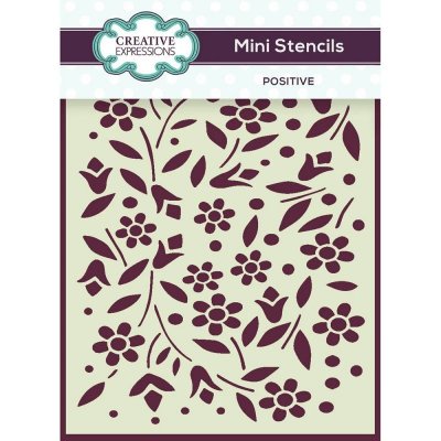 Creative Expressions Plastová šablona 7,5x10cm květina – Hledejceny.cz