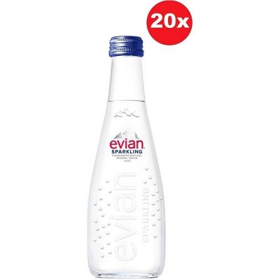 Evian Sparkling přírodní minerální voda 20 x 330 ml – Zboží Mobilmania