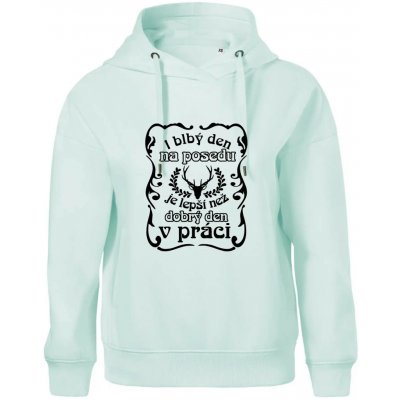 Blbý den na posedu Oversized mikina dámská Moon kratší + širší Frost – Hledejceny.cz