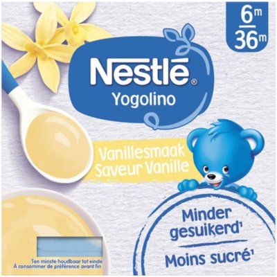 Nestlé / GERBER NESTLÉ YOGOLINO mléčný dezert s příchutí vanilky 4 x 100 g – Zboží Mobilmania
