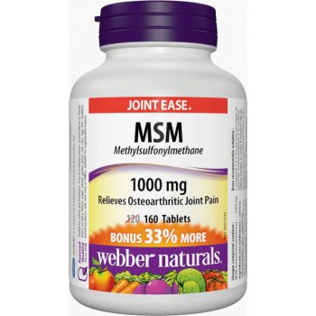 Webber Naturals MSM 1000 mg 160 tablet