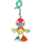 PLAYGRO PLYŠ Papoušek baby závěsný chrastící s klipem – Hledejceny.cz