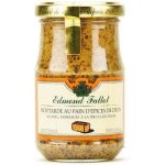 Edmond Fallot Hrubozrnná dijonská hořčice s kořeněným chlebem s medem, 205g - sklo – Zbozi.Blesk.cz