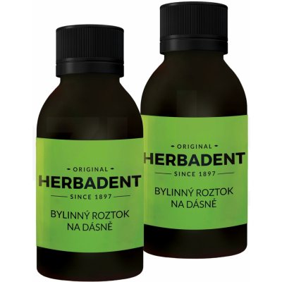 Herbadent Original bylinný roztok na dásně 2 x 25 ml – Zbozi.Blesk.cz