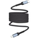 Swissten 71551020 MAGNETICKÝ DATOVÝ SAMONAVÍJECÍ USB-C / LIGHTNING, 1m – Zboží Živě