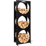 Blumfeldt Trio Circulo stojan na dřevo 55 x 160 x 30 cm 3 mm ocel regál – HobbyKompas.cz