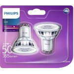 Philips LED Classic 4.6-50 W, GU10, 2700 K, Set 2 ks 929001215231 – Hledejceny.cz