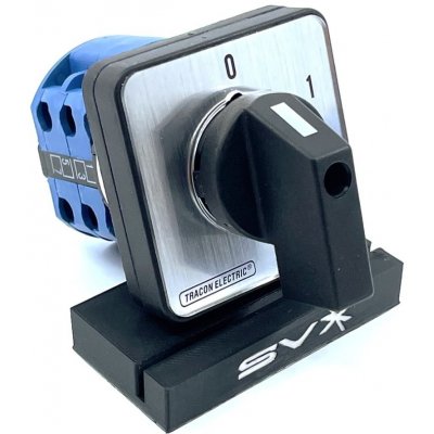 Tracon electric Vačkový vypínač motoru ON-OFF 20A 48×48mm – Zboží Mobilmania