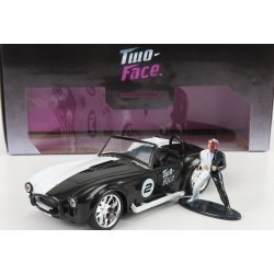 Jada Ford usa Shelby Cobra 427 sc Spider N 2 1965 Two-face Černá Bílá 1:32