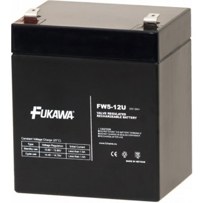 Fiamm FUKAWA FW 12-5U 12V 5Ah 12156 – Zboží Mobilmania