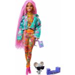 Barbie Extra Stylová dlouhovláska s myškou – Hledejceny.cz