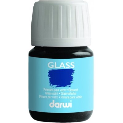 Darwi Barva na sklo Black 30 ml 1 ks – Zboží Dáma