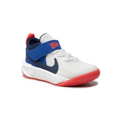 Nike Team Hustle D 10 (PS) CW6736 103 Summit White/Midnight Navy