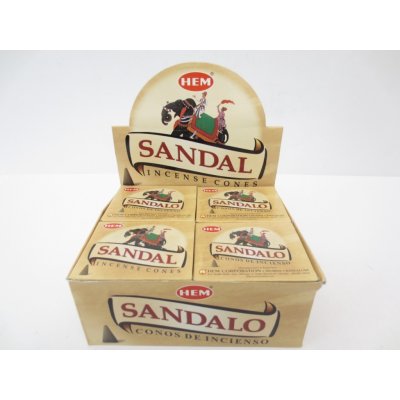 Hem Vonné kužely Sandal 10 ks – Zboží Dáma