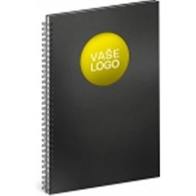 Presco Group Notes - Twin černá/žlutá, 21 x 29,7 cm – Zboží Živě