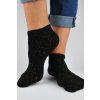 Noviti dámské ponožky ST022 s třpytivými nitkami Černá