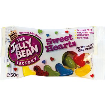 Jelly Bean Sweet Hearts želé fazolky srdíčka sáček 50 g